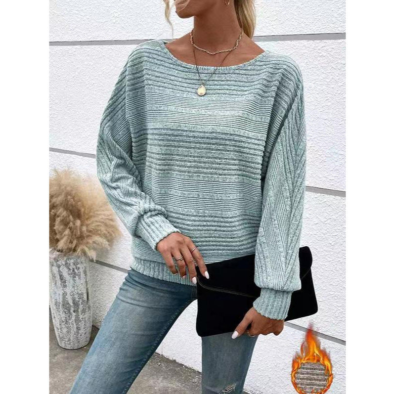 Damen Pullover mit strukturiertem Muster EB