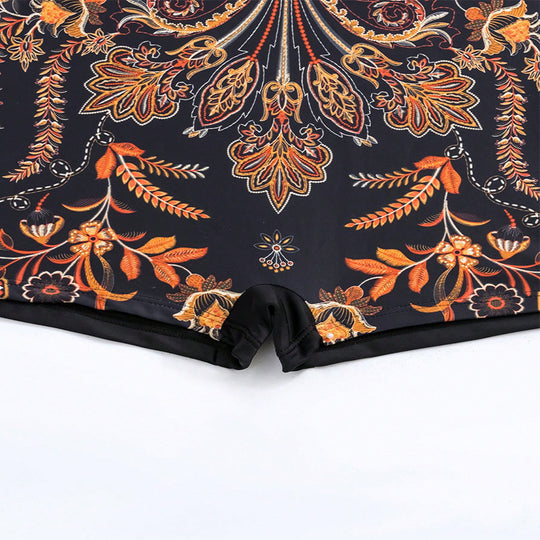 Damen Einteiler Badeanzug mit elegantem Floral-Design EB