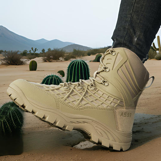 Herren Hochfunktionale Trekkingboots mit verstärktem Knöchelschutz und rutschfester Sohle EB