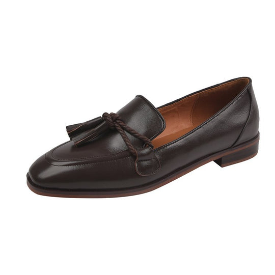 Damen Mokassins mit modischen Quasten und eleganter Sohle EB