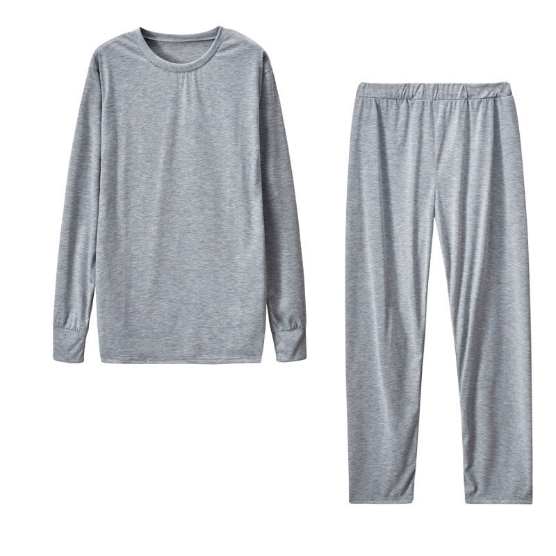 Damen Langarm Schlafanzug Set mit elastischen Hosen EB