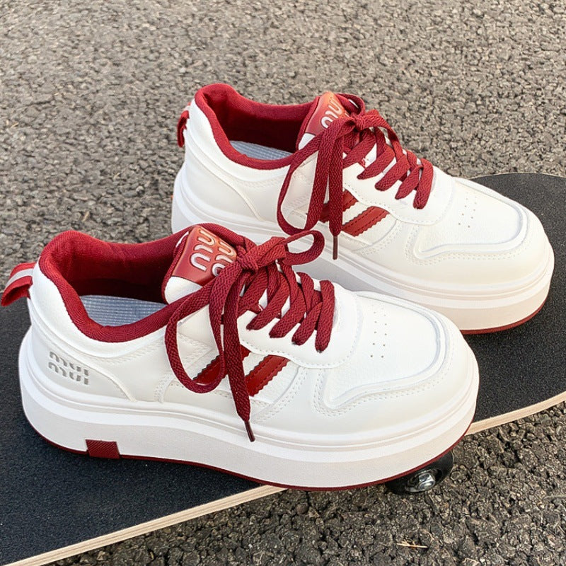 Damen Chunky Sneaker mit hochgradiger Dämpfung und atmungsaktiver Oberflächenstruktur EB