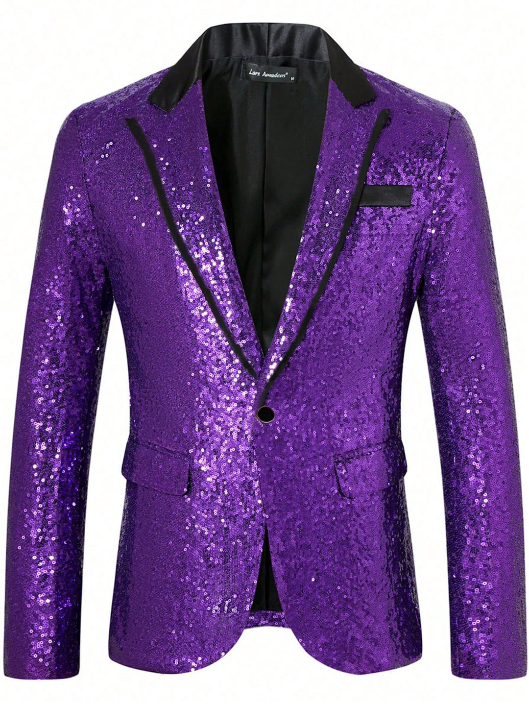 Herren Glamouröser Paillettenblazer EB