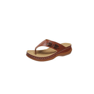 Damen Zehentrenner-Sandalen mit komfortablem Fußbett und modischem Riemendesign EB