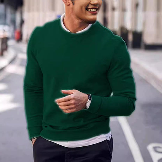 Herren Grobstrickpullover mit modernem Schnitt und kuscheligem Innenfutter EB
