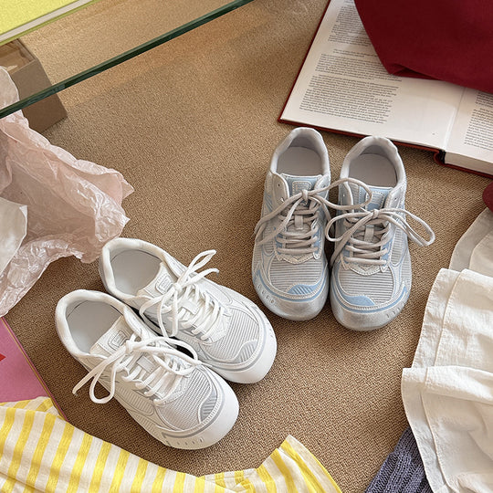 Damen Sportliche Freizeitschuhe mit atmungsaktivem Obermaterial und stoßdämpfender Sohle EB