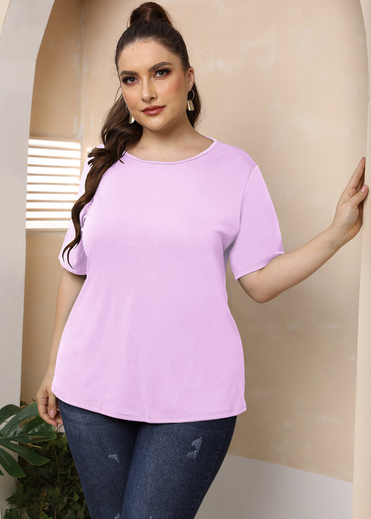 Damen modisches Basic T-Shirt EB