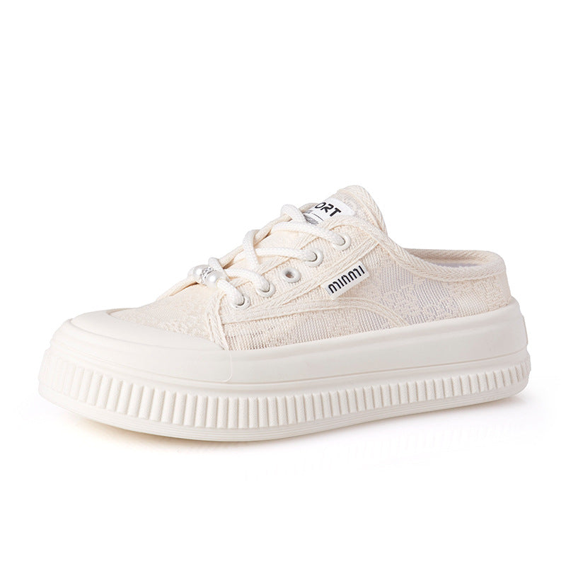 Damen Sneaker mit modischer Spitze und bequemer Sohle EB
