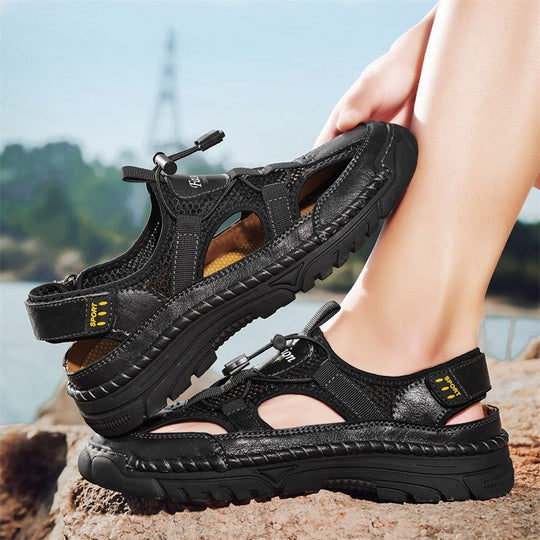 Damen Sportliche Sandalen mit atmungsaktivem Mesh und rutschfester Sohle EB