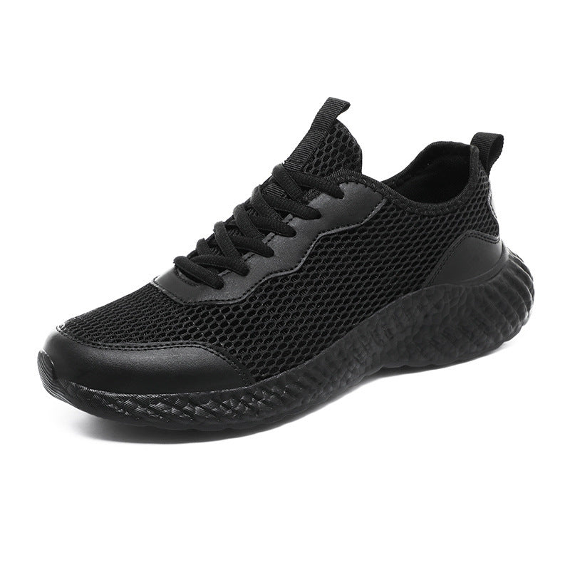 Damen Sportliche Sneaker mit atmungsaktivem Mesh-Obermaterial und rutschfester Sohle EB