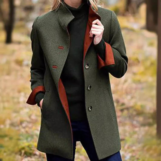 Damen Mantel aus hochwertigem Wolle-Mix EB