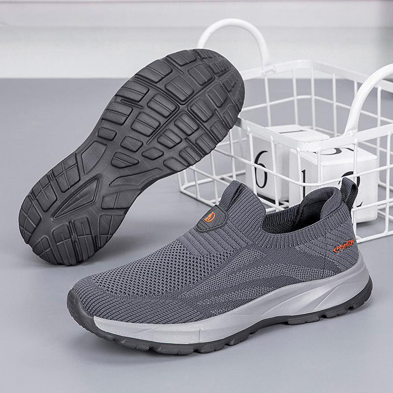 Damen Atmungsaktive Slip-On Sneakers mit flexibel dämpfender Sohle EB