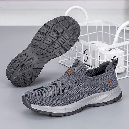 Damen Atmungsaktive Slip-On Sneakers mit flexibel dämpfender Sohle EB