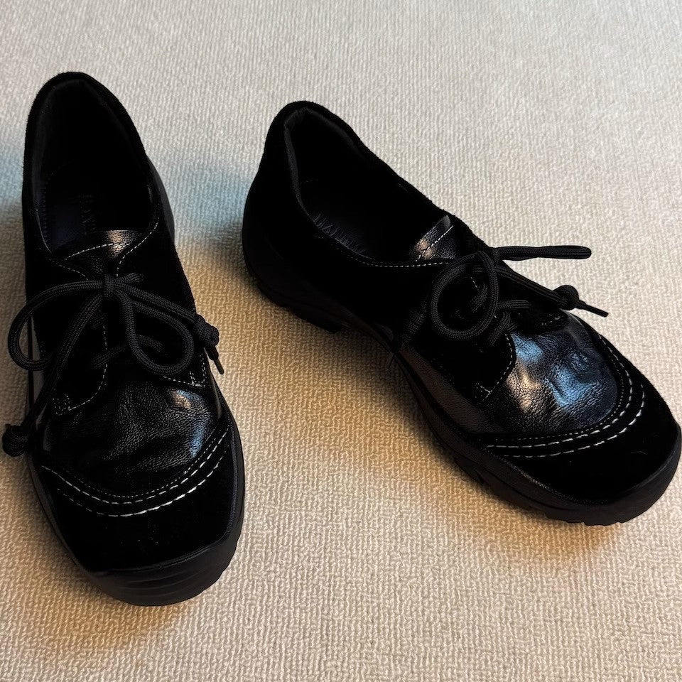 Damen modische Schnürschuhe mit flexibler Sohle und eleganter Verarbeitungsweise EB