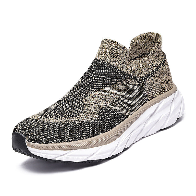 Damen Bequeme und flexible Slip-On Sportschuhe mit atmungsaktivem Obermaterial EB