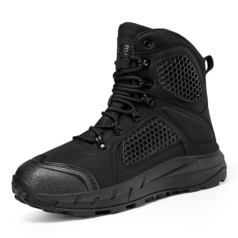 Herren Tactical Stiefel mit griffiger Sohle und atmungsaktiver Struktur EB