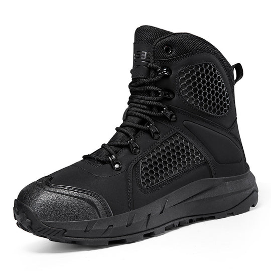 Herren Tactical Stiefel mit griffiger Sohle und atmungsaktiver Struktur EB