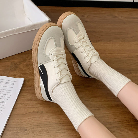 Damen Komfortable Sneakers mit klassischer Silhouette und rutschfester Laufsohle EB