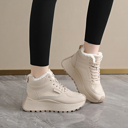 Damen Winter Sneaker mit kuscheligem Innenfutter und rutschfester Sohle EB