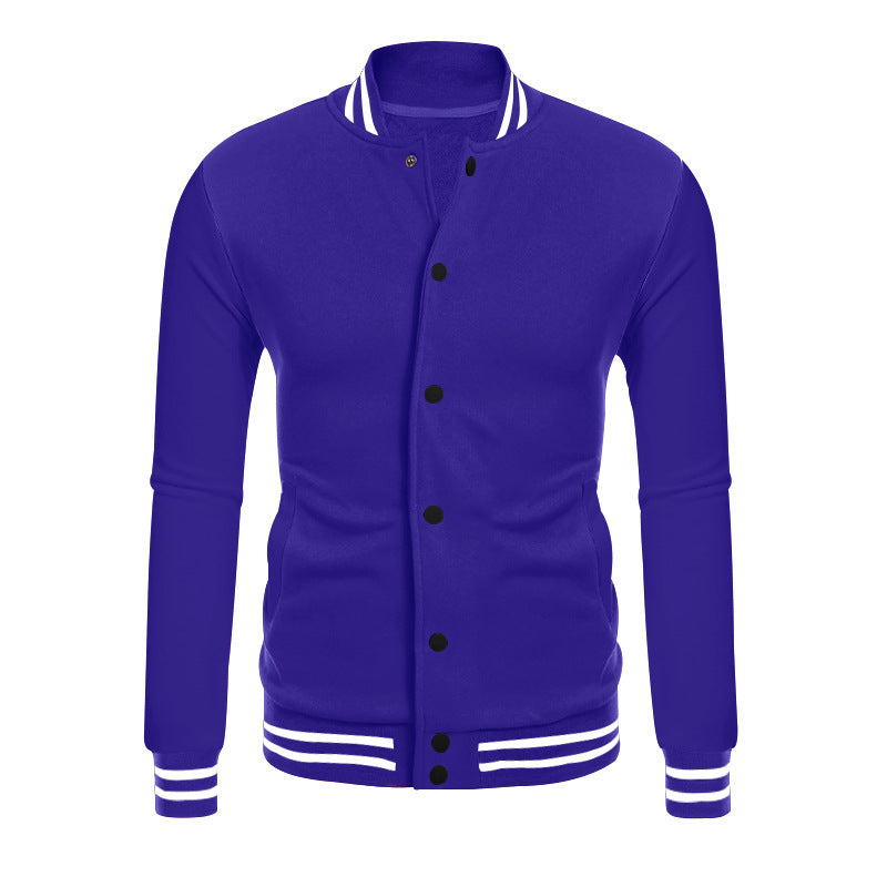 Herren Sport-Jacke im College-Stil mit praktischen Taschen und modernem Schnitt EB
