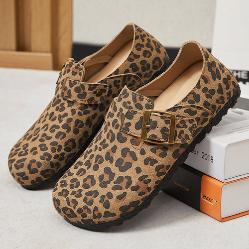 Damen Modische Clogs mit Pferdeschweif-Muster EB