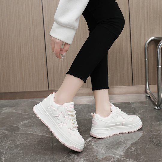 Damen modische Sneakers mit ergonomischer Dämpfung und trendigem Design EB