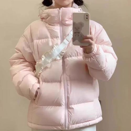 Damen Wattierte Pufferjacke mit Kapuze und isolierender Füllung EB