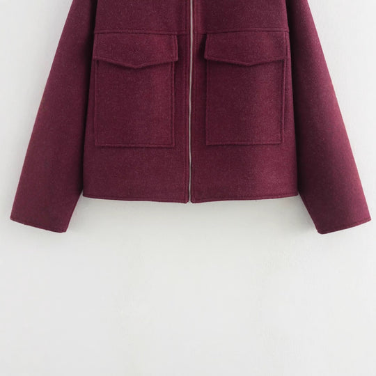 Damen Oversized Utility-Jacke mit praktischen Pattentaschen EB