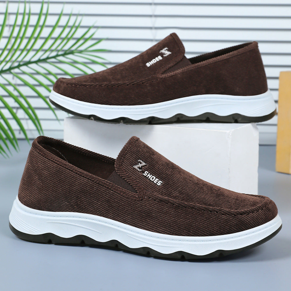 Damen Bequeme Stoffschuhe mit rutschfester Sohle EB
