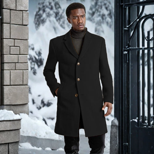 Herren eleganter Langmantel EB