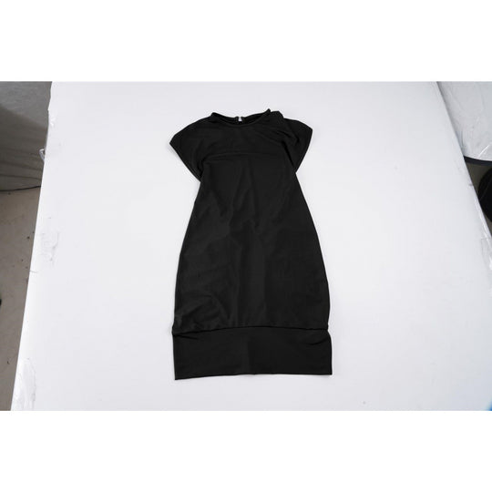 Damen Elegantes Bodycon Kleid mit kurzen Ärmeln und lässiger Passform EB