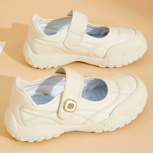 Damen nan sportive Mary-Jane Freizeitschuh mit verstellbarem Klettverschluss, gepolstertem Knöchelkragen und profiliertem Outdoor-Laufsohlen-System EB