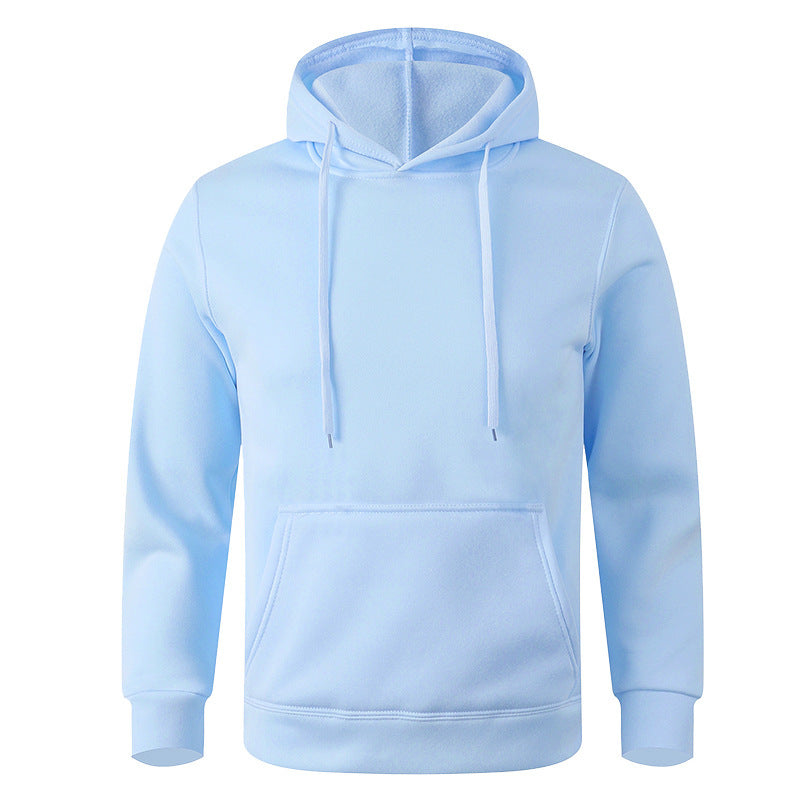 Unisex nan Heavyweight-Kapuzenpullover mit doppelt vernähter Kängurutasche, verstärkten Nähten und weichem Fleece-Innenfutter EB