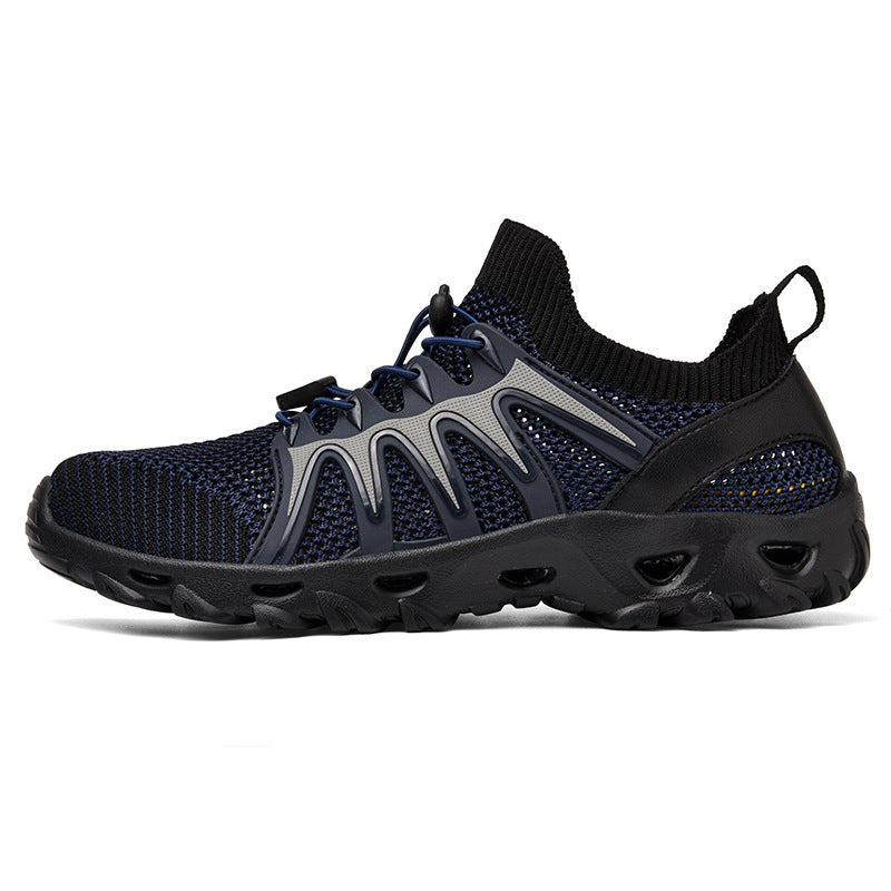 Damen Multifunktionale Freizeitsneaker mit atmungsaktivem Obermaterial und elastischer Schnürung EB