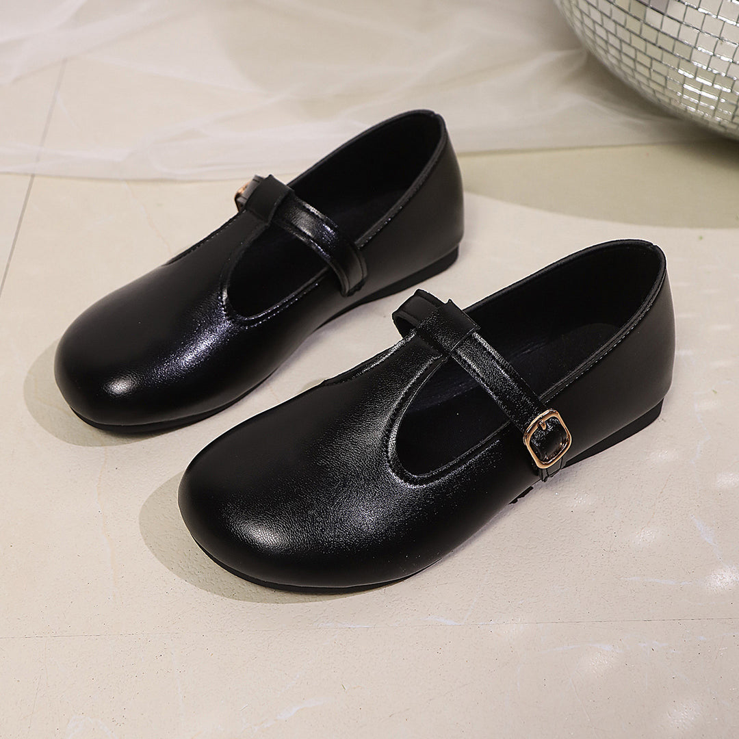 Damen Ballerinas mit elegantem Riemchen und schimmerndem Detail EB