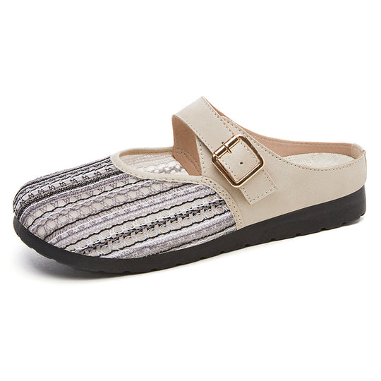Damen Komfortable und modische Clogs mit verstellbarem Riemen EB