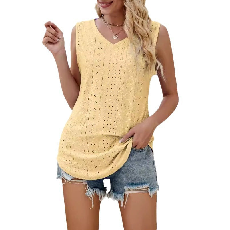 Damen luftige Spitzenbluse EB