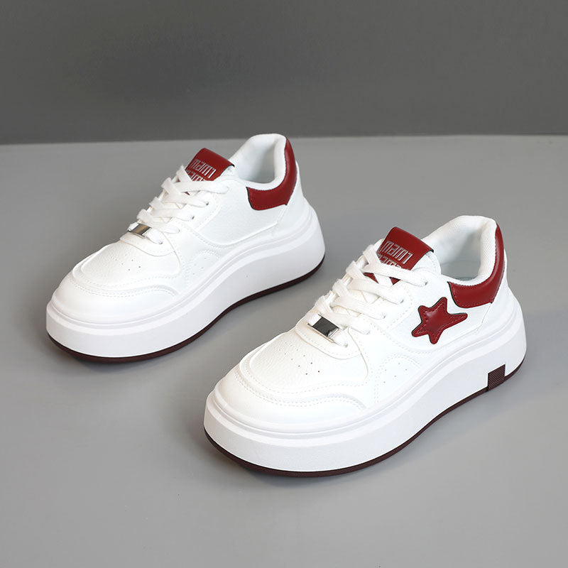 Damen Plattform Sneakers mit modischem Design und komfortabler Dämpfung EB