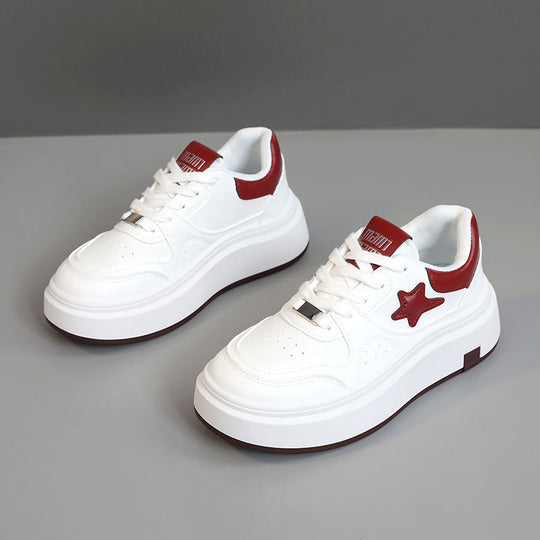 Damen Plattform Sneakers mit modischem Design und komfortabler Dämpfung EB