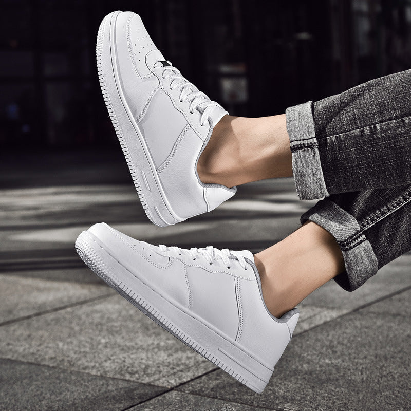 Damen Sneaker aus hochwertigem Leder mit rutschfester Sohle EB
