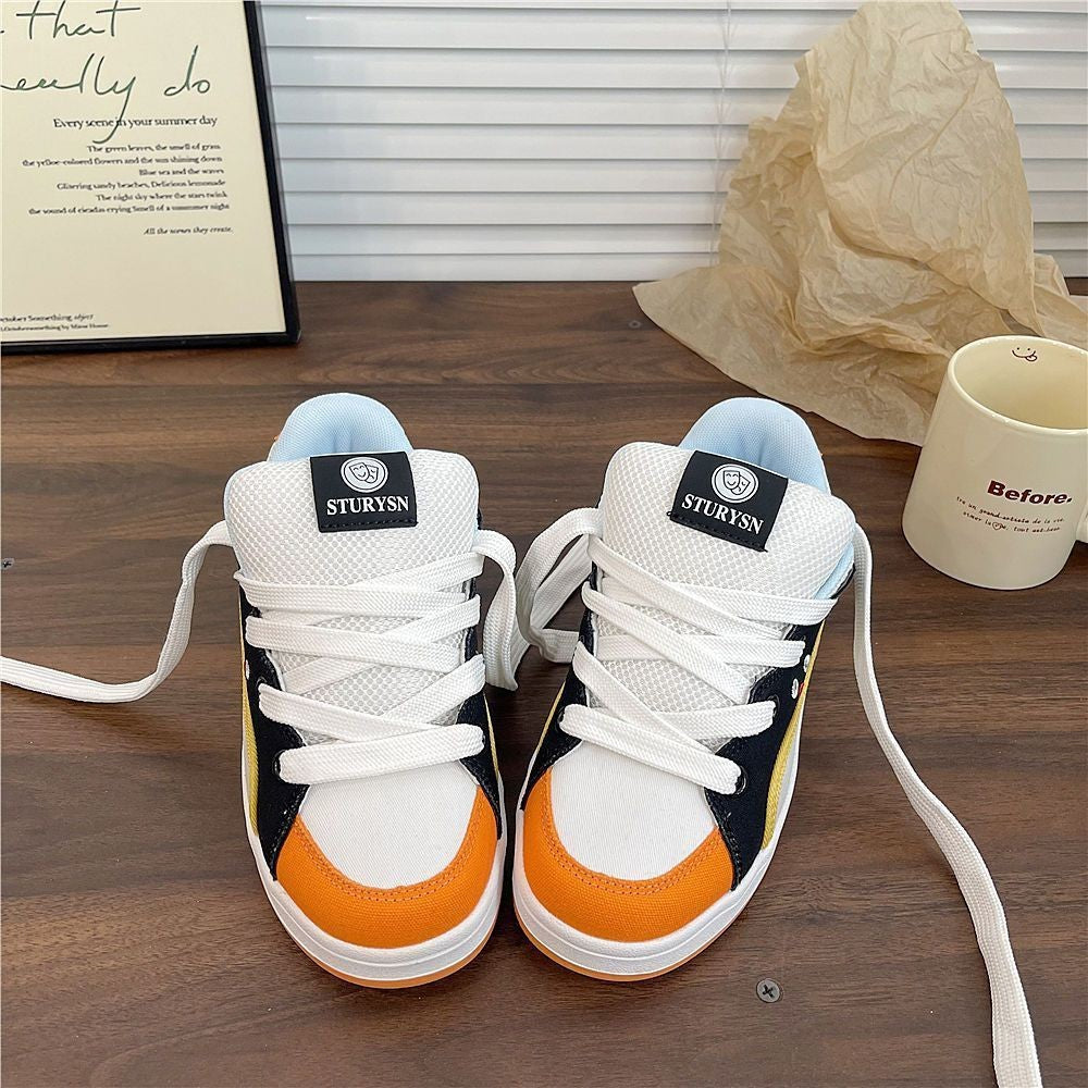 Damen Sportliche Freizeitsneaker mit atmungsaktiver Innensohle und rutschfester Sohle EB