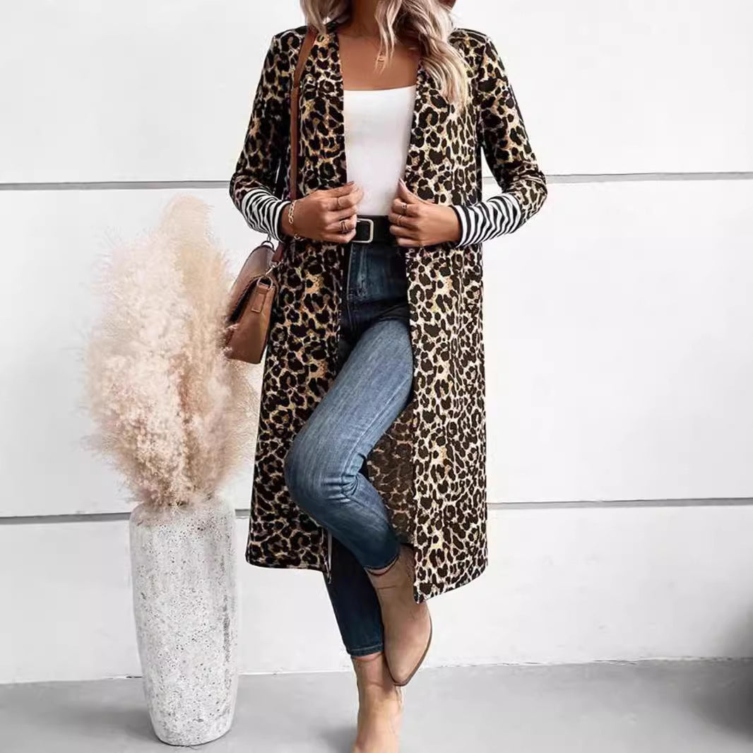 Damen Elegant gemusterter Cardigan EB