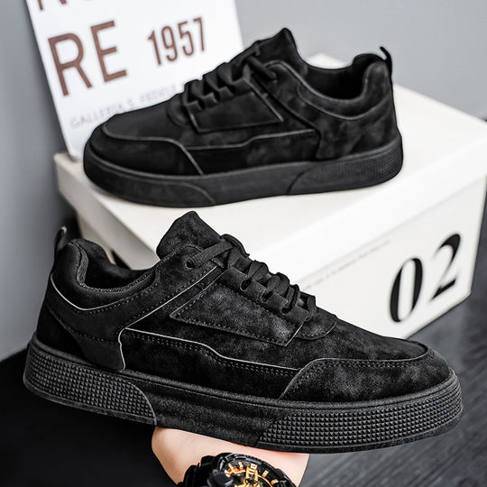 Damen Sportliche Sneakers mit hochwertigem Wildleder und rutschfester Sohle EB