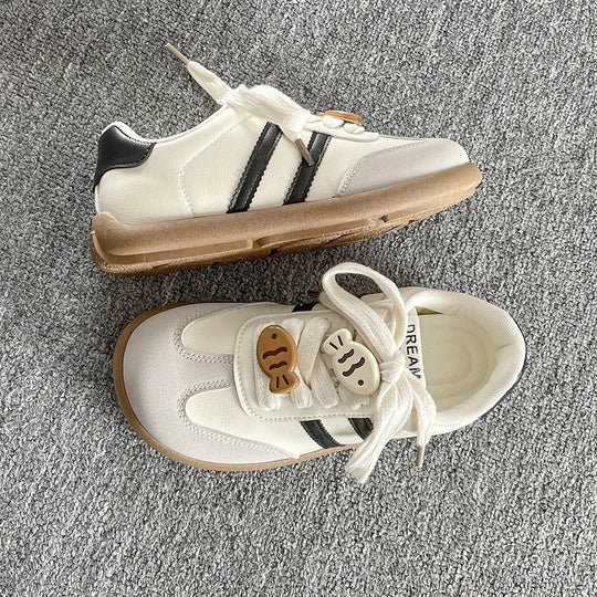 Damen Sneaker mit verspieltem Tiermotiv und praktischen Klettverschlüssen EB