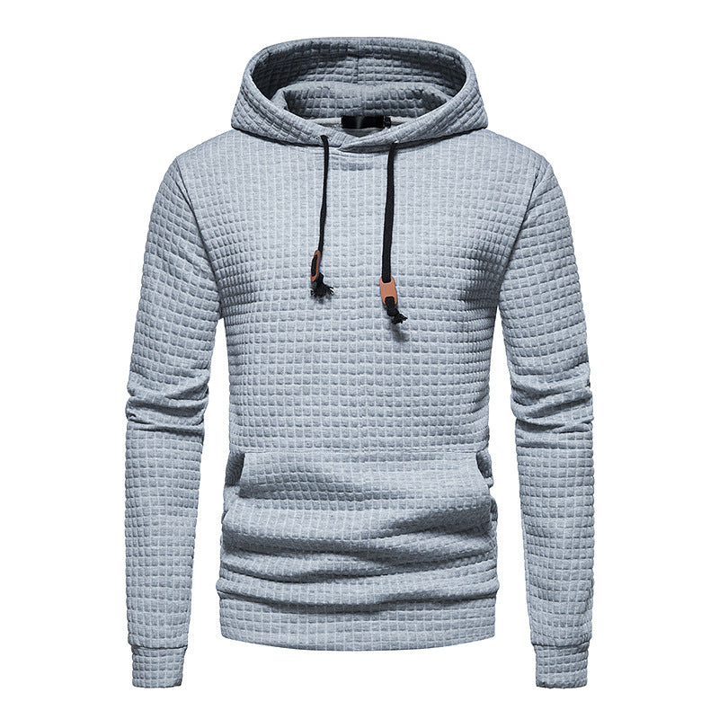 Herren modischer Kapuzenpullover mit strukturierter Oberfläche EB