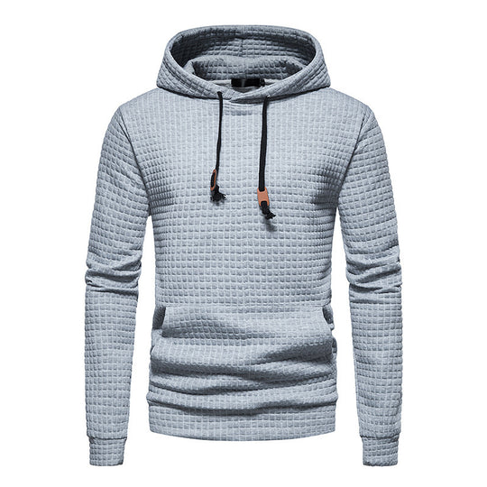 Herren modischer Kapuzenpullover mit strukturierter Oberfläche EB