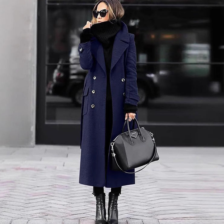 Damen eleganter Wollmantel EB