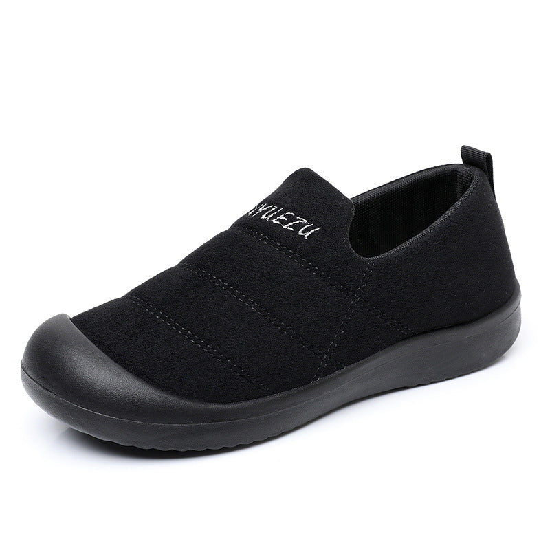 Damen Elegante Slip-On Schuhe mit atmungsaktivem Obermaterial und rutschfester Sohle EB