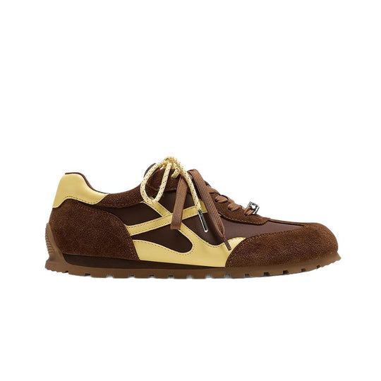 Damen Sportliche Sneakers mit hochwertigem Wildleder und atmungsaktivem Mesh EB