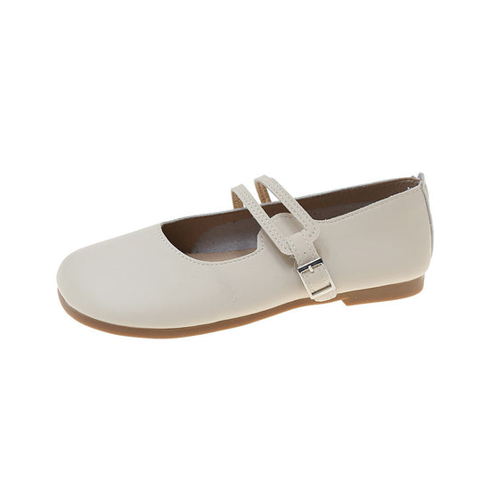 Damen Ballerinas mit verstellbarem Riemen und weichem Innenfutter EB